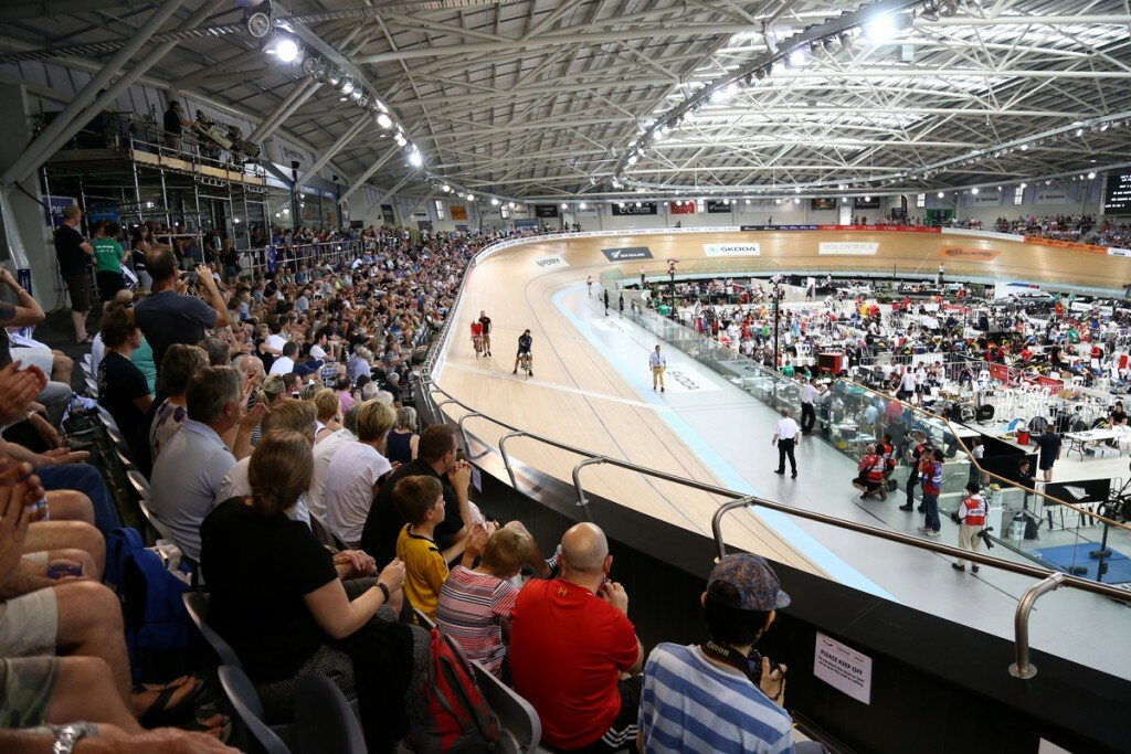 A general view during the UCI Cycling World Cup at the Avantidrome, Cambridge, New Zealand, Sunday, December 06, 2015. Credit: Dianne Manson/CyclingNZ/UCI